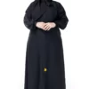 #2-1077 عباية شيهانة اماراتي تطريز كامل مطاط