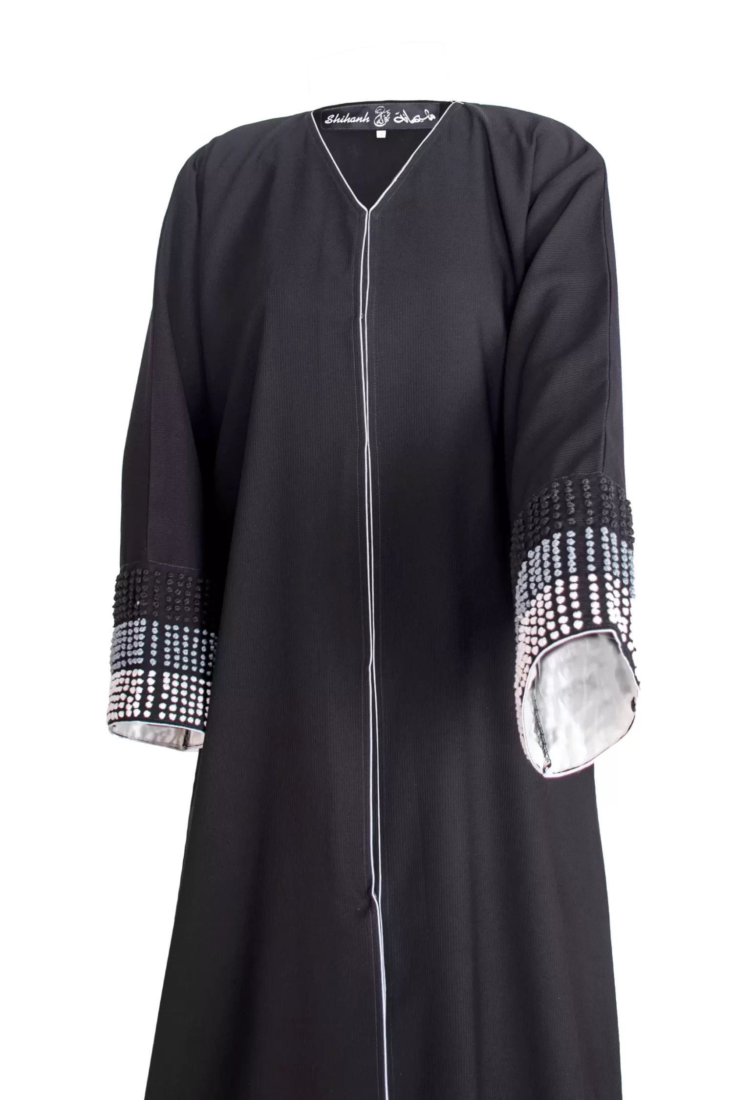 2-1014 #عباية  شيهانة مفتوح بكم مربع