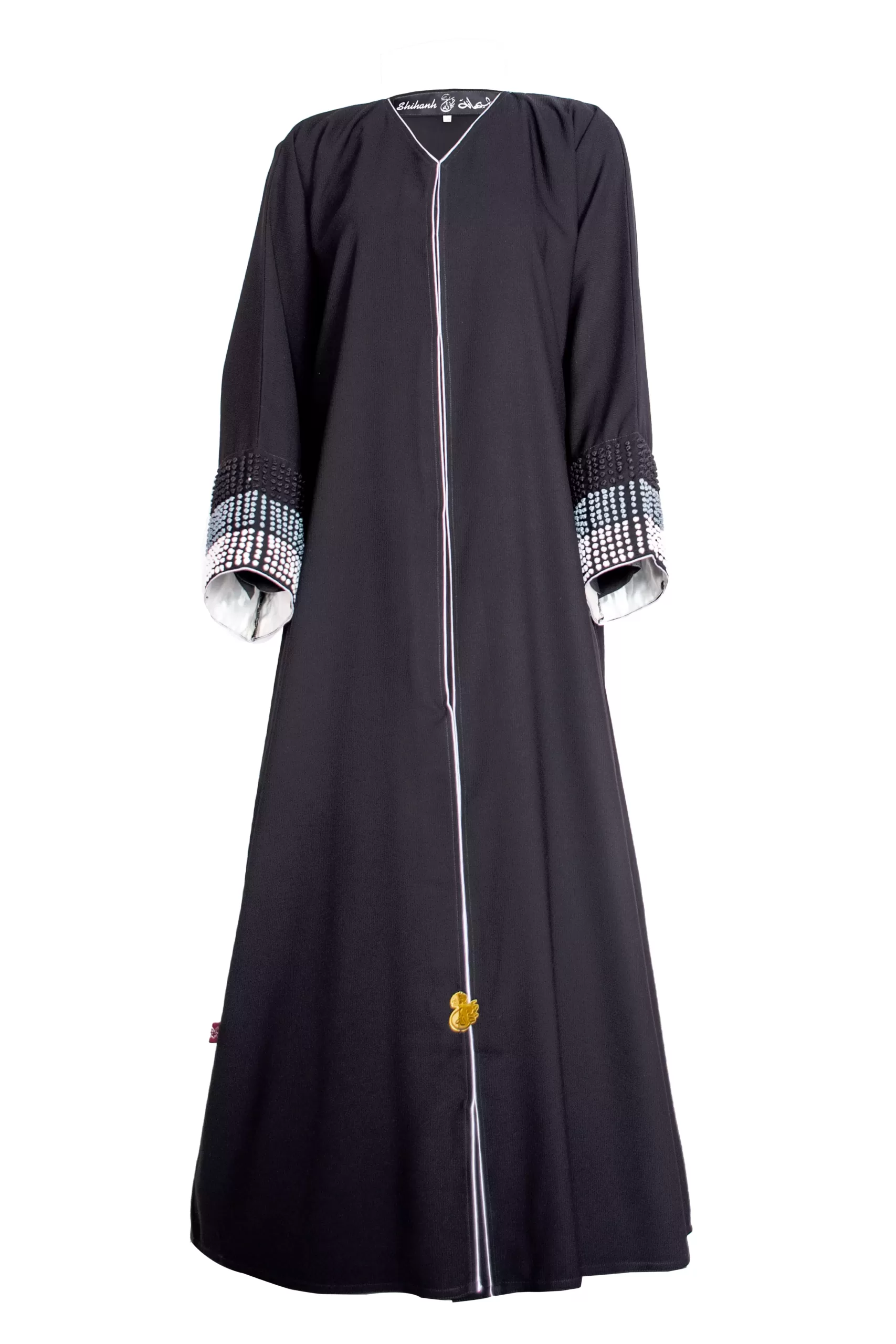 2-1014 #عباية شيهانة مفتوح بكم مربع