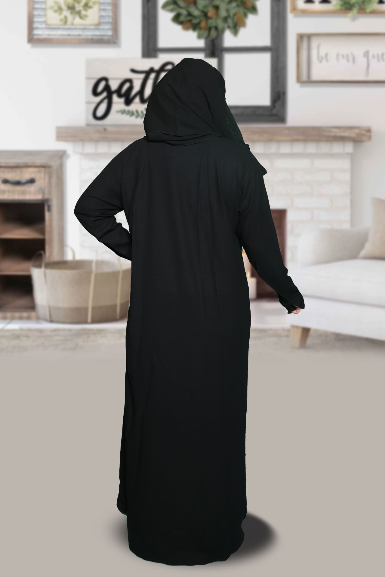 عباية اماراتي كسرات صدر ، كم عادي مقلوب.