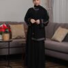 #6-1023 عباية قماش ملكي كلفة كتف وكم